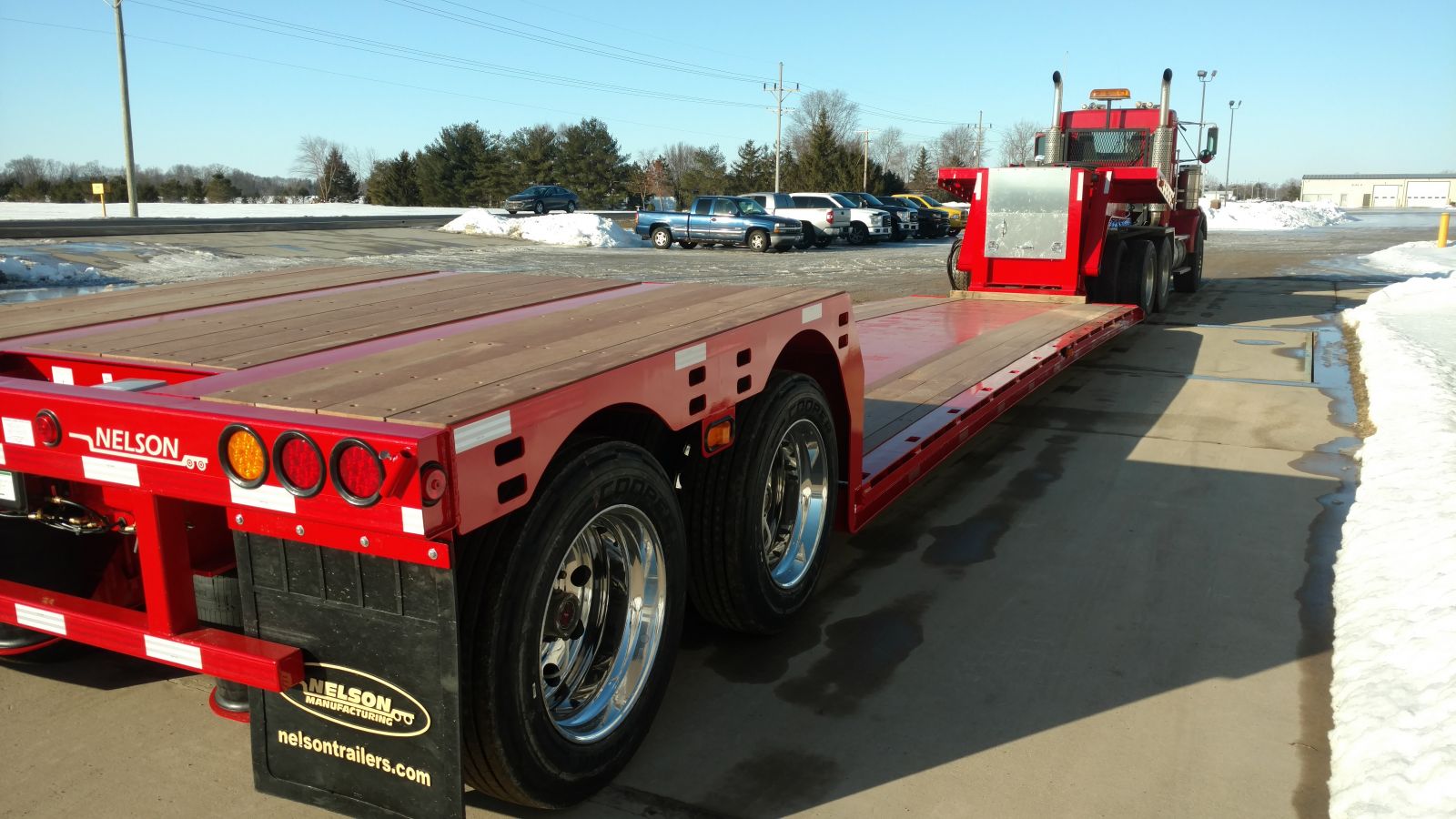 Nelson Ramp Trailers Nelson’s New “Low Rider” Double-Drop Trailers are Light and Low | Crane ...